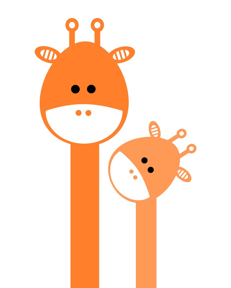 Print_OrangeGiraffes_8x10 (2)